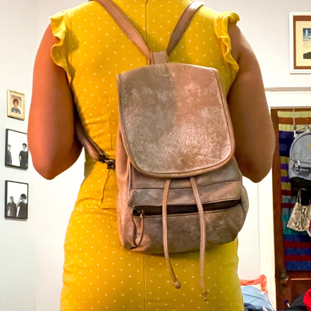 Bed Stu Leather Backpack